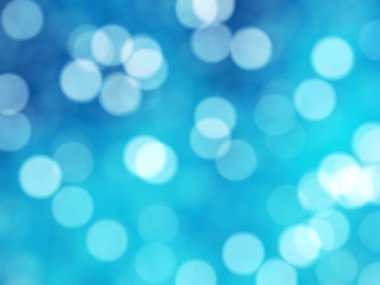 Ufuk benzersiz Soyut Mavi Bokeh şenlikli ışıklar