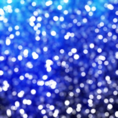 Ufuk benzersiz Soyut Mavi Bokeh şenlikli ışıklar