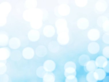 Ufuk benzersiz Soyut Mavi Bokeh şenlikli ışıklar