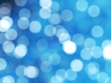 Ufuk benzersiz Soyut Mavi Bokeh şenlikli ışıklar