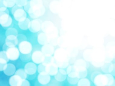 Ufuk benzersiz Soyut Mavi Bokeh şenlikli ışıklar