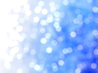 Ufuk benzersiz Soyut Mavi Bokeh şenlikli ışıklar