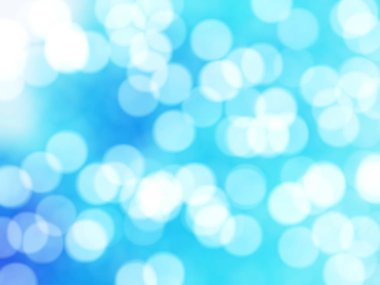 Ufuk benzersiz Soyut Mavi Bokeh şenlikli ışıklar