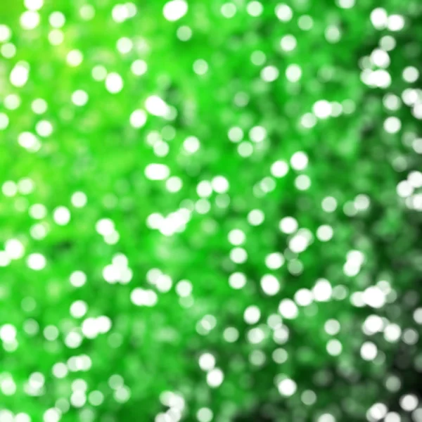 多重抽象緑ユニークなボケ味祭りライト — ストック写真