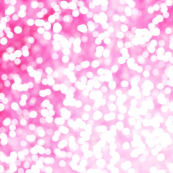 Desfocado Único Abstrato Rosa Bokeh Luzes Festivas — Fotografia de Stock