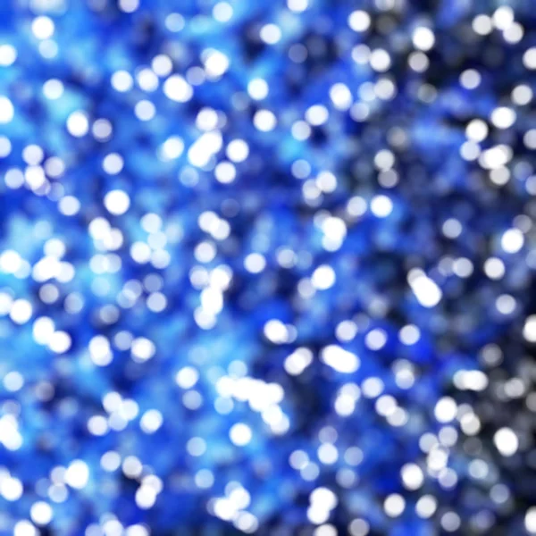 Defocused Μοναδικό Αφηρημένο Μπλε Bokeh Γιορτινά Φώτα — Φωτογραφία Αρχείου