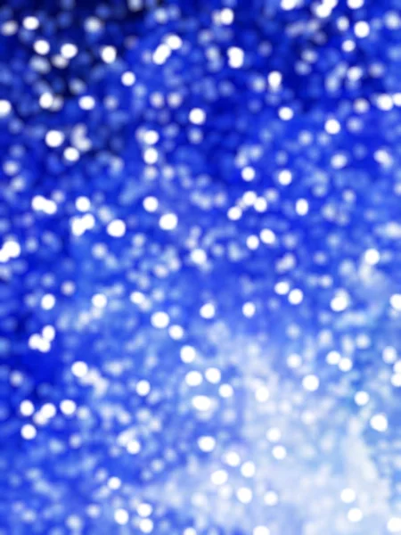 Intreepupil Unieke Abstract Blue Bokeh Feestelijke Verlichting — Stockfoto