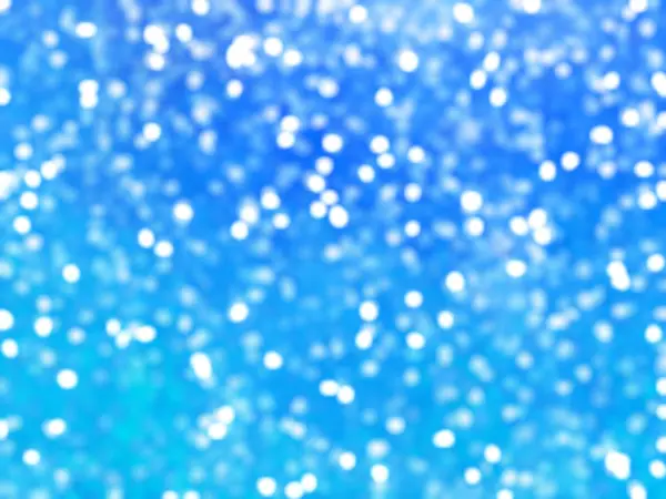 Desfocado Único Abstrato Azul Bokeh Luzes Festivas — Fotografia de Stock