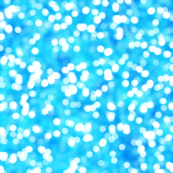 Intreepupil Unieke Abstract Blue Bokeh Feestelijke Verlichting — Stockfoto