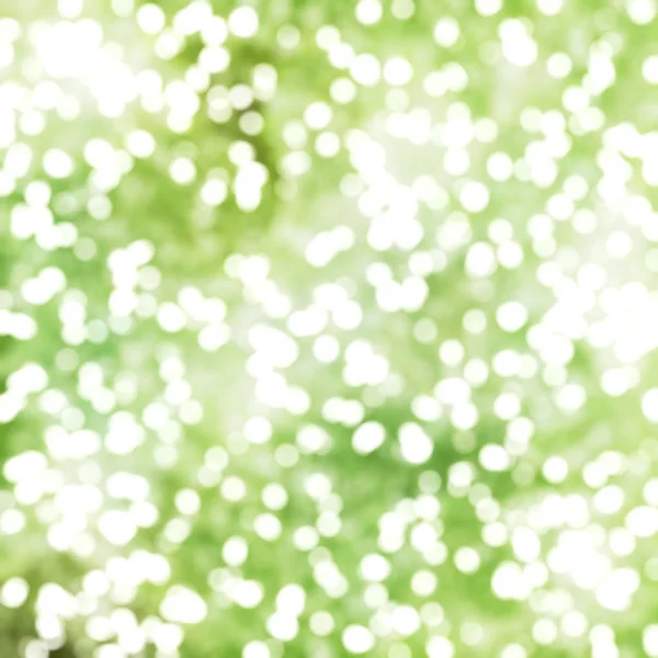 Defokussiert Einzigartige Abstrakte Grüne Bokeh Festliche Lichter — Stockfoto