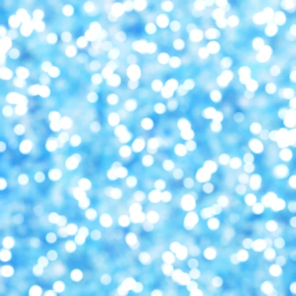 Intreepupil Unieke Abstract Blue Bokeh Feestelijke Verlichting — Stockfoto