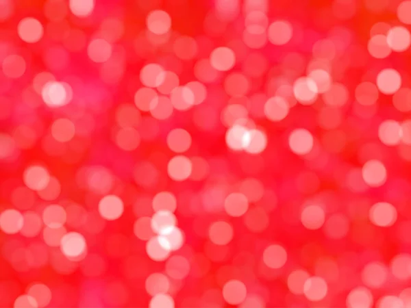 Desfocado Único Abstrato Vermelho Bokeh Luzes Festivas — Fotografia de Stock