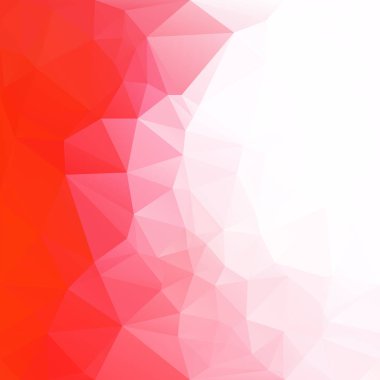 Kırmızı Çokgen Mozaik Arkaplan, Yaratıcı Tasarım Şablonları