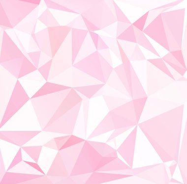 Pembe Çokgen Mozaik Arkaplan, Yaratıcı Tasarım Şablonları