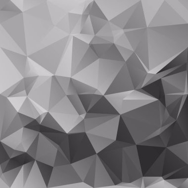 Siyah poligonal mozaik arka plan, yaratıcı tasarım şablonları