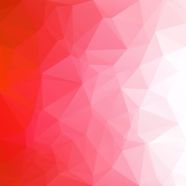 Kırmızı Çokgen Mozaik Arkaplan, Yaratıcı Tasarım Şablonları