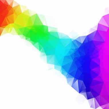 Renkli poligonal mozaik arka plan yaratıcı tasarım şablonları