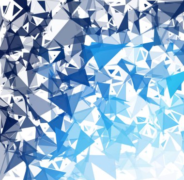 Mavi mola mozaik arka plan, yaratıcı tasarım şablonları