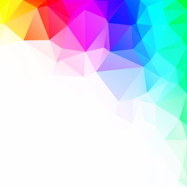 Renkli poligonal mozaik arka plan yaratıcı tasarım şablonları