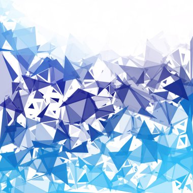 Mavi mola mozaik arka plan, yaratıcı tasarım şablonları