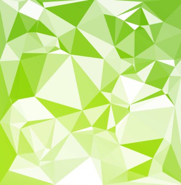 Yeşil Çokgen Mozaik Arkaplan, Yaratıcı Tasarım Şablonları