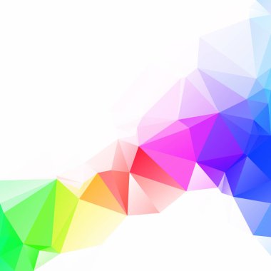 Renkli poligonal mozaik arka plan yaratıcı tasarım şablonları