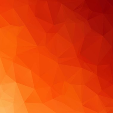 Turuncu poligonal mozaik arka plan yaratıcı tasarım şablonları