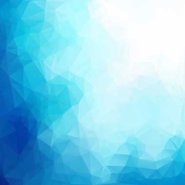 mavi çokgen mozaik arkaplan, yaratıcı tasarım şablonları