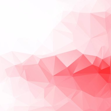 Kırmızı Çokgen Mozaik Arkaplan, Yaratıcı Tasarım Şablonları