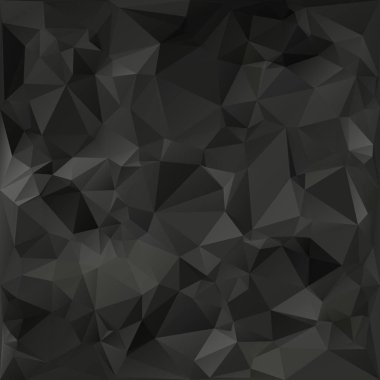 Siyah poligonal mozaik arka plan, yaratıcı tasarım şablonları