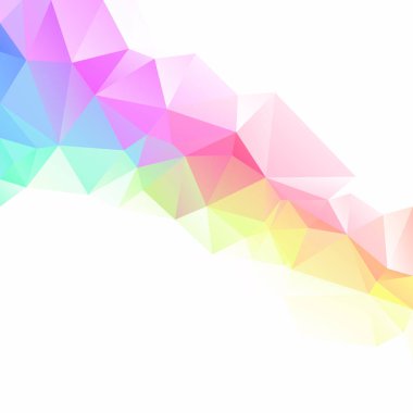 Renkli poligonal mozaik arka plan yaratıcı tasarım şablonları