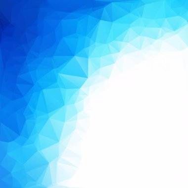 mavi çokgen mozaik arkaplan, yaratıcı tasarım şablonları