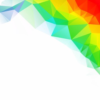 Renkli poligonal mozaik arka plan yaratıcı tasarım şablonları