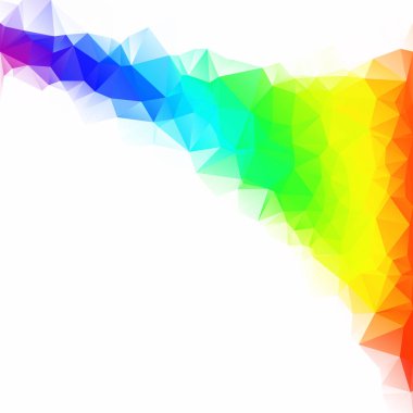 Renkli poligonal mozaik arka plan yaratıcı tasarım şablonları