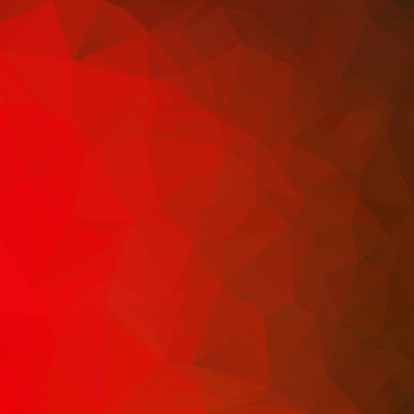 Kırmızı Çokgen Mozaik Arkaplan, Yaratıcı Tasarım Şablonları