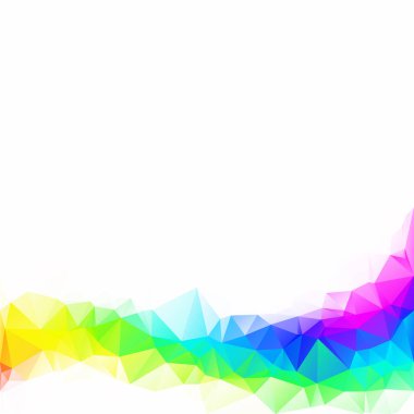 Renkli poligonal mozaik arka plan yaratıcı tasarım şablonları