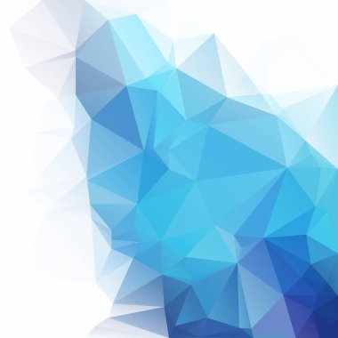 mavi çokgen mozaik arkaplan, yaratıcı tasarım şablonları