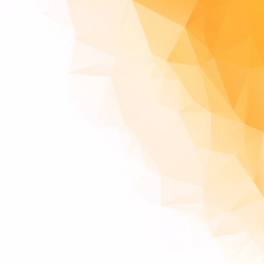 Turuncu poligonal mozaik arka plan yaratıcı tasarım şablonları