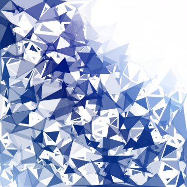 Mavi mola mozaik arka plan, yaratıcı tasarım şablonları