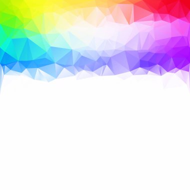 Renkli poligonal mozaik arka plan yaratıcı tasarım şablonları