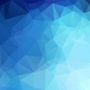 mavi çokgen mozaik arkaplan, yaratıcı tasarım şablonları