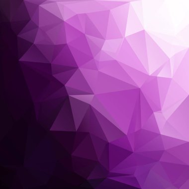 Mor Çokgen Mozaik Arkaplan, Yaratıcı Tasarım Şablonları