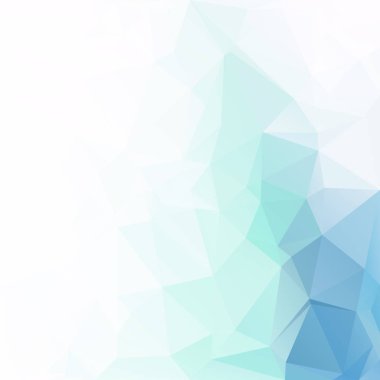 mavi çokgen mozaik arkaplan, yaratıcı tasarım şablonları