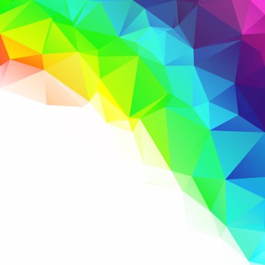 Renkli poligonal mozaik arka plan yaratıcı tasarım şablonları