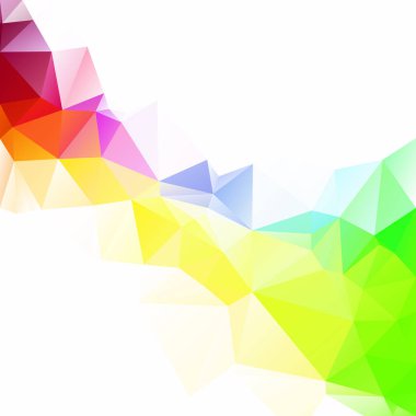 Renkli poligonal mozaik arka plan yaratıcı tasarım şablonları