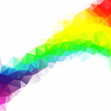 Renkli poligonal mozaik arka plan yaratıcı tasarım şablonları