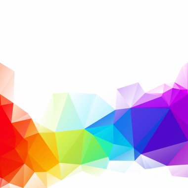Renkli poligonal mozaik arka plan yaratıcı tasarım şablonları