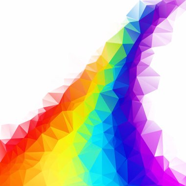 Renkli poligonal mozaik arka plan yaratıcı tasarım şablonları
