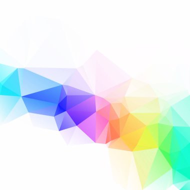 Renkli poligonal mozaik arka plan yaratıcı tasarım şablonları
