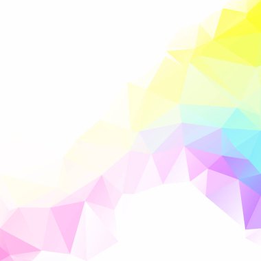 Renkli poligonal mozaik arka plan yaratıcı tasarım şablonları